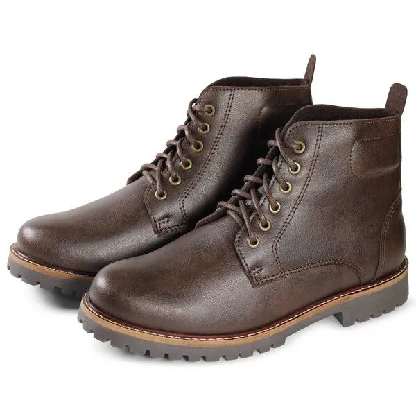Fairticken Fairticken Stiefel Vegan Unisex NUNO II (Microfaser, gefüttert), Braun, – Produktbild 2 von 4