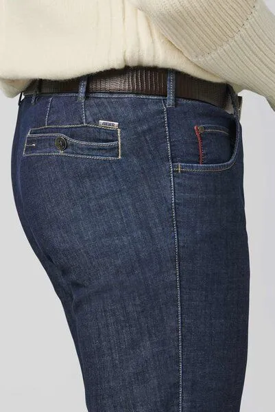 Meyer MEYER Super Stretch Thermo Denim, Blau (stone-blue), – Produktbild 4 von 4