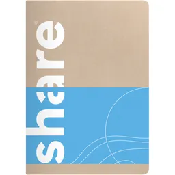Share share Notizheft DIN A6 kariert, pastellblau – Produktbild 1 von 1