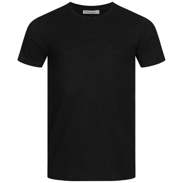 NATIVE SOULS NATIVE SOULS Slub T-Shirt - Herren - Basic, Black, – Produktbild 1 von 1