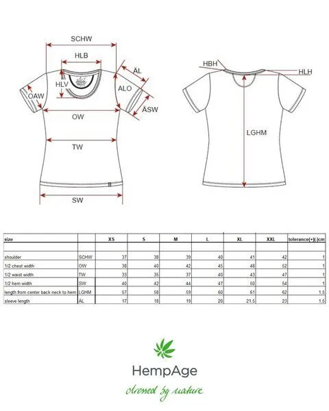 HempAge HempAge T-Shirt Slim fit Hanf/Biobaumwolle, Nature(weiß), – Produktbild 1 von 4