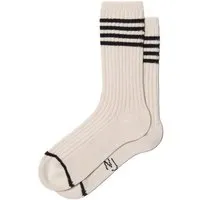 Nudie Jeans Nudie Jeans Tennis-Socken Stripe, Offwhite black, – Produktbild 1 von 1