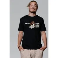 watapparel watapparel T-Shirt Unisex And it burns, Black, – Produktbild 1 von 1