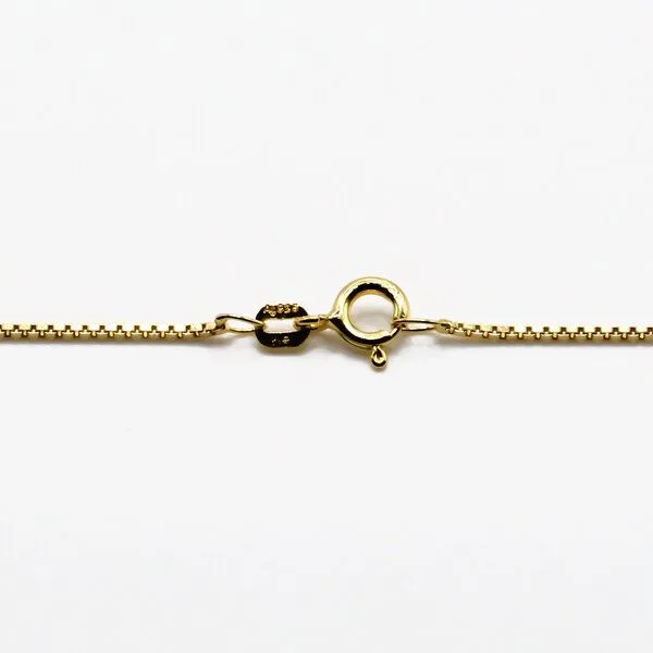 juni juni Choker Venezianerkette 45cm aus recyceltem Silber vergoldet – Produktbild 4 von 4