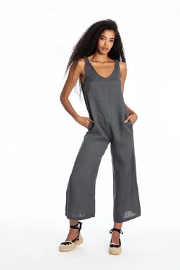 RAVENS VIEW IBIZA RAVENS VIEW IBIZA Damen vegan Jumpsuit Menorca Lava Blau – Produktbild 1 von 1