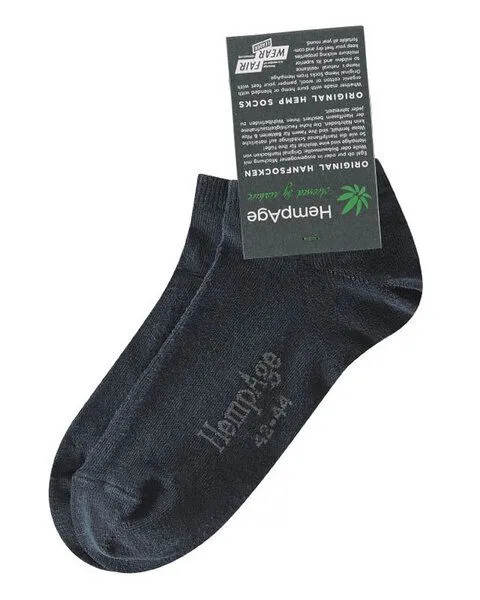 HempAge HempAge Sneakersocken, Schwarz, – Produktbild 4 von 4