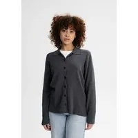MELA Feinstrick Cardigan ULUPI | von MELA | Fairtrade & GOTS zertifiziert, Anthrazit melange, – Produktbild 1 von 1