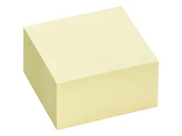Info Info Haftnotizen "Powernotes" 400 Blatt, 75 x 75 mm, gelb – Produktbild 1 von 1