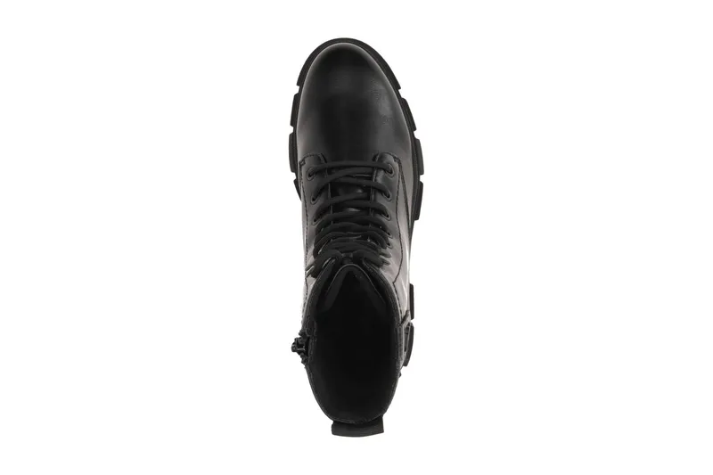 s.Oliver s.Oliver Schnürboots 100% vegan, Schwarz, – Produktbild 1 von 7