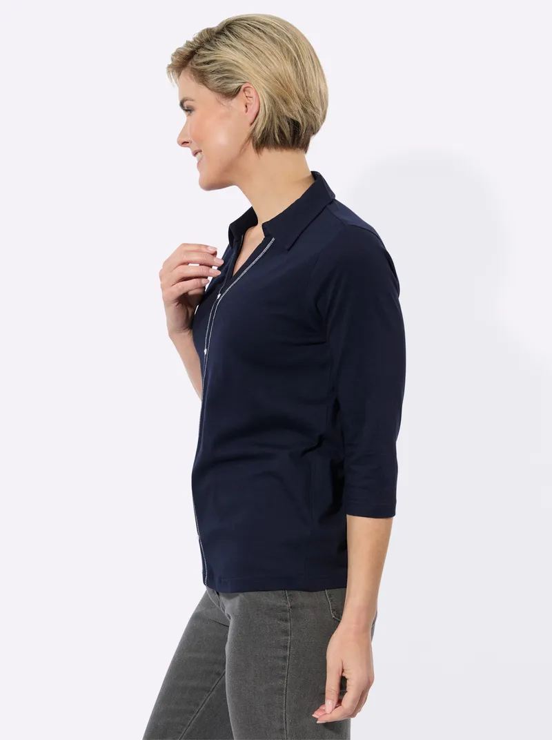Witt Poloshirt marine, Marine, – Produktbild 2 von 2