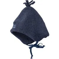Pickapooh Pickapooh Baby und Kinder Mütze Bio-Schurwolle Fleece marine Gr.46 – Produktbild 1 von 1