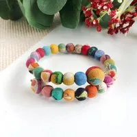 Worldfinds Worldfinds Kantha Armband Overlap – Produktbild 1 von 1