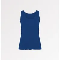 CASAGiN CASAGiN Gerafftes Tanktop mit weiten Schultern aus TENCEL, Ozeanfarbe, – Produktbild 1 von 1