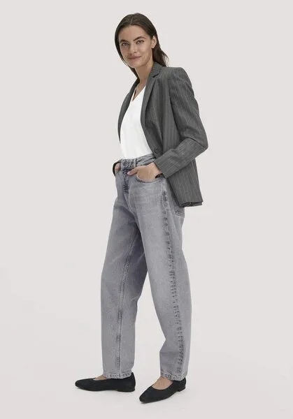 hessnatur hessnatur Jeans NELE High Rise Barrel Leg aus Bio-Denim, Blue, – Produktbild 1 von 3