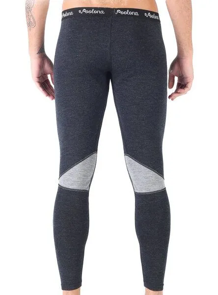 Woolona Woolona Lange Unterhose - PATCH - 100% Merinowolle, Schwarz, – Produktbild 3 von 4