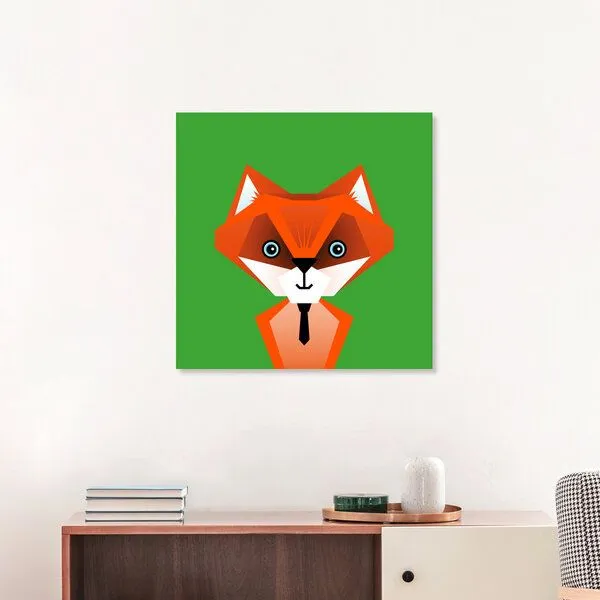 Photocircle Photocircle Poster / Leinwandbild - Kinderzimmer-Fuchs – Illustration für Kinder – Produktbild 3 von 4