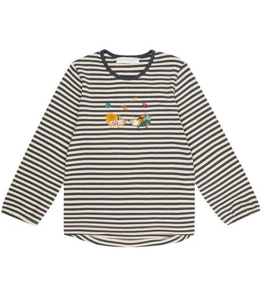 Sense Organics & friends in cooperation with GARY MASH Sense Organics & friends in cooperation with GARY MASH Geringeltes Langarmshirt mit Igeln – Produktbild 1 von 2