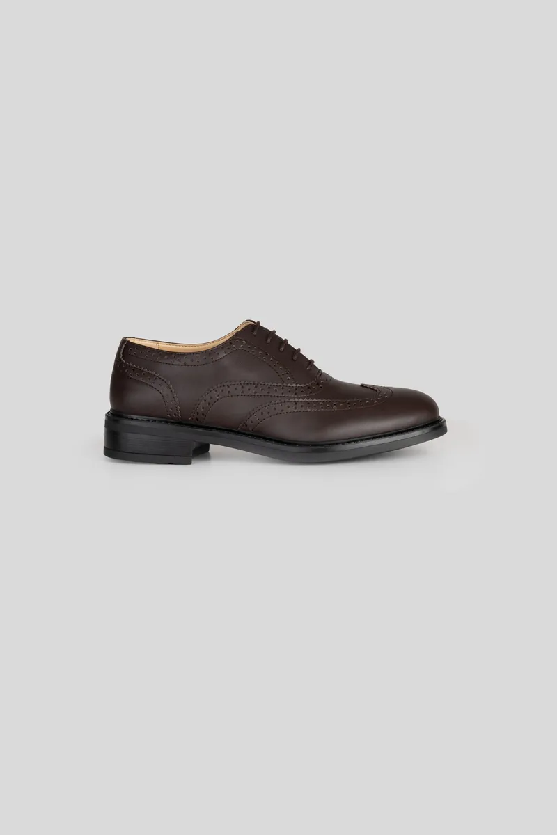 Solari Milano Solari Milano Damen vegan Oxford Brogue Braun, Braun, – Produktbild 1 von 1