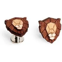 BeWooden BeWooden Manschettenknöpfe "Lion Cuff" aus Holz – Produktbild 1 von 1