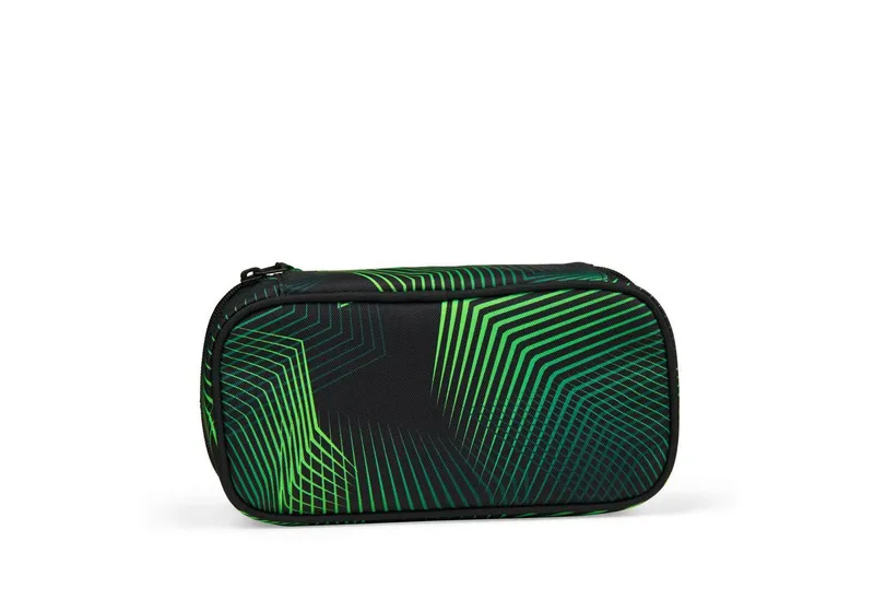 Satch Satch Federmäppchen Schlamperbox, (1-tlg), inklusive Geodreieck und Stundenplan, Schwarz, – Produktbild 6 von 7