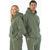 ORGANICATION ORGANICATION HARVINN | Essentials Travel Unisex Hoodie aus Bio-Baumwolle und recyceltem Polyester, Olive, – Produktbild 1 von 1