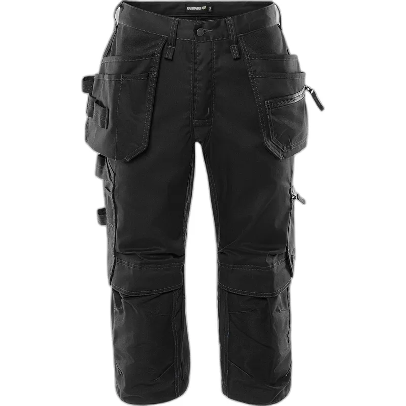 Fristads 3/4 Arbeitshose Fristads Outdoor 2903 GWM, Schwarz, – Produktbild 1 von 2