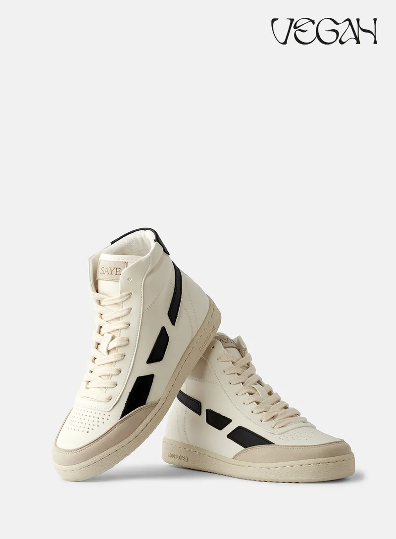 SAYE SAYE Herren vegan Sneakers Modelo '89 Hi, Schwarz, – Produktbild 2 von 2