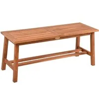 Gartenbank "SANTA CLARA" B 100 x T 35 x H 42 cm, Akazie geölt – Produktbild 1 von 1