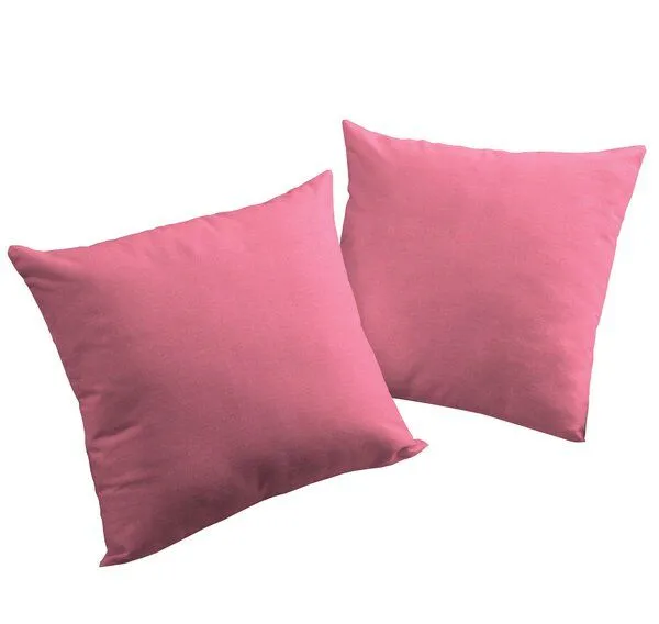 Nature by Adam Nature by Adam Kissenhülle aus 100% Bio-Baumwolle Uni Collection, Pink, – Produktbild 2 von 4