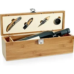 hi!dea™ hi!dea™ SYRAH. Weinkasten aus Bambus, ABS und Edelstahl – Produktbild 1 von 1