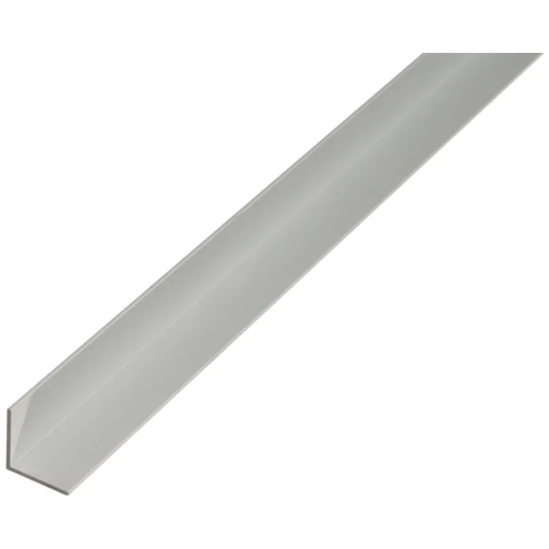 Alberts ALBERTS Winkelprofil, gleichsch., Alu silber elox., LxBxHxS 1000 x 10 x 10 x 1 mm – Produktbild 1 von 1