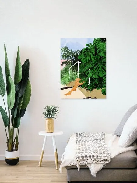 Photocircle Photocircle Poster / Leinwandbild - Hiding in Green – Produktbild 4 von 4