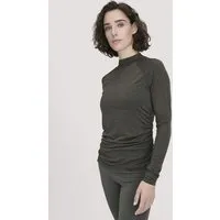 hessnatur hessnatur Shirt Langarm Slim ACTIVE FUNCTIONAL aus Bio-Merinowolle und TENCEL Lyocell, Tannengrün, – Produktbild 1 von 1