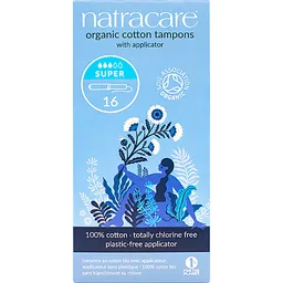 Natracare Natracare Organic Cotton Tampons Super - Tampons mit Applikator – Produktbild 1 von 1