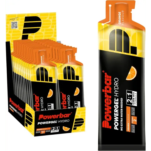 PowerBar PowerBar PowerGel Hydro Orange High Carb Energie Gel Natrium 24x 67 ml Gel, Packung à 24 St., 1.608 ml – Produktbild 6 von 6