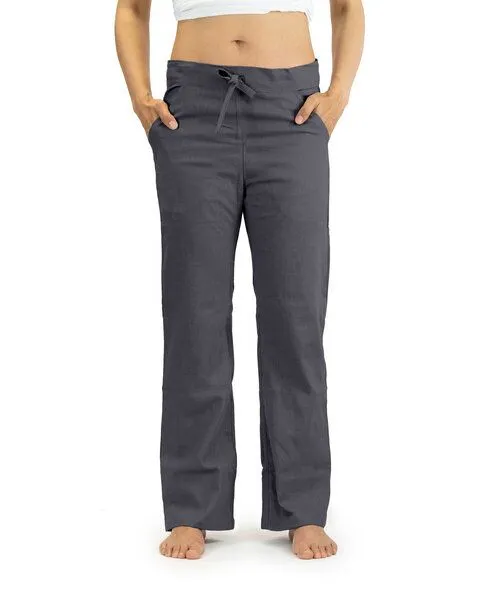 SCHAZAD Leinenhose Essential Slim von SCHAZAD, Anthrazit, – Produktbild 3 von 4