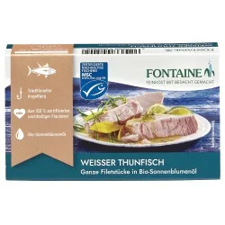 Fontaine Fontaine Weißer Thunfisch in Sonnenblumenöl – Produktbild 1 von 1