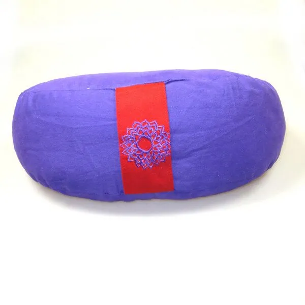 Just Be Just Be Chakra Meditations- und Yogakissen, Halbmond, Violett, – Produktbild 1 von 3