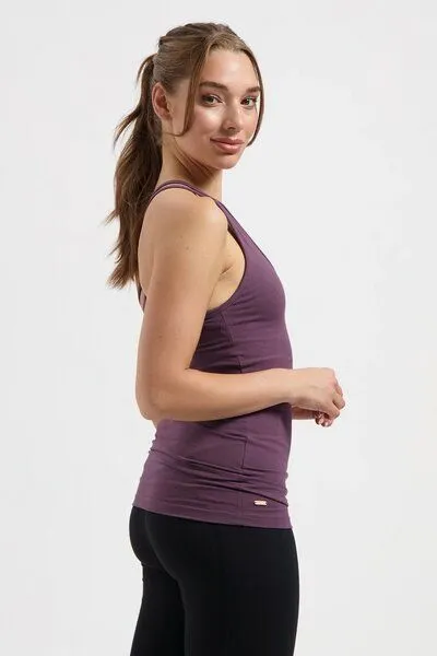 Urban Goddess Urban Goddess Lyrais Yoga Tank, Berry (lila), – Produktbild 3 von 4