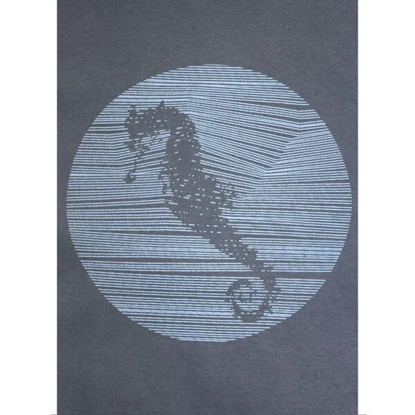 FÄDD FÄDD Damen Sweatshirt Hoodie aus Bio-Baumwolle "Hippocampus" Grau, Grau, – Produktbild 2 von 4