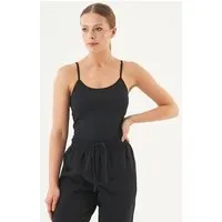ORGANICATION ORGANICATION ESSENTIALS-ALINA - Singlet Top aus supersoftem TENCEL Modal-Mix, Black, – Produktbild 1 von 1