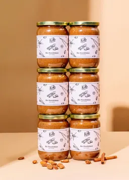 KoRo Bio Mandelmus mit Zimt und Vanille 6 x 500 g – Produktbild 1 von 1