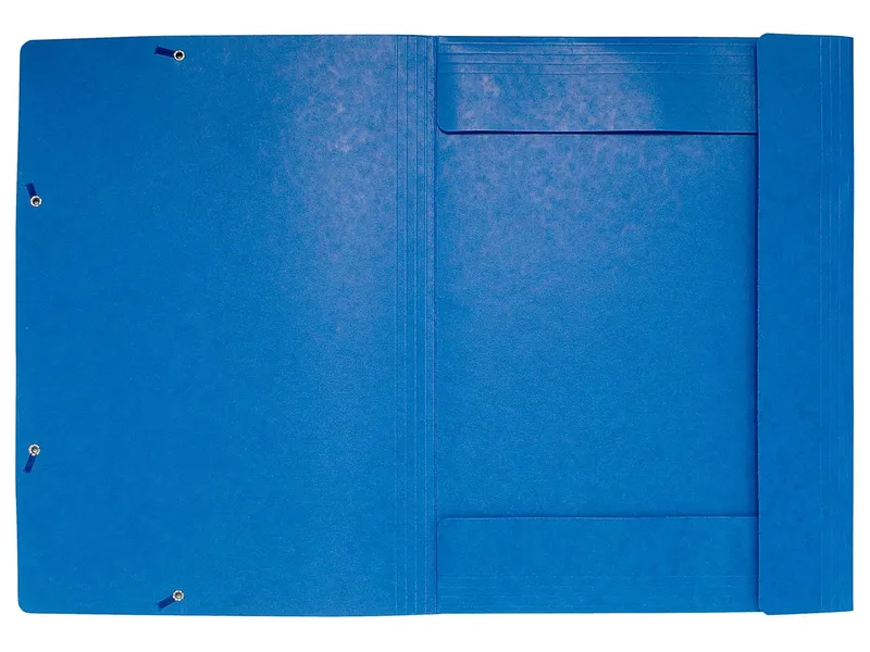 Exacompta Exacompta Eckspannermappe DIN A3 blau mit Klappen 700g/m² – Produktbild 2 von 3