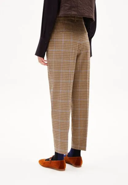 ARMEDANGELS ARMEDANGELS WARMAAR PATTERN - Damen Webhose aus Bio-Baumwoll Mix, Dry bark, – Produktbild 2 von 4
