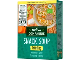 Natur Compagnie Natur Compagnie Bio-Nudelsuppe mit Gemüse "Snack Soup", Frühling, 2 x 17 g – Produktbild 1 von 1