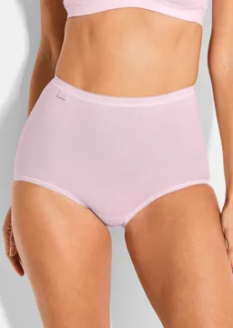 Sloggi Taillenslip im 4er-Pack - hellblau / blau / rosé - Gr. 38 von Goldner Fashion – Produktbild 1 von 1