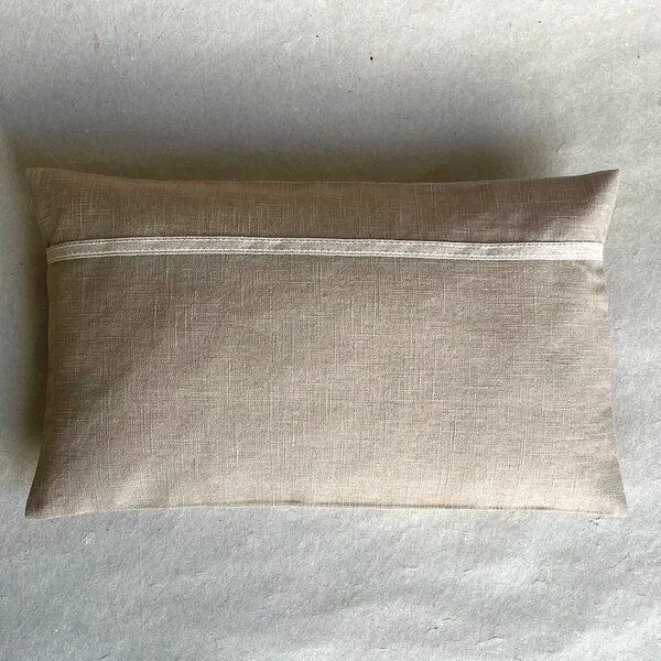 Gipfelrausch Gipfelrausch Zirben- Einschlafkissen Leinen, Taupe, – Produktbild 1 von 7