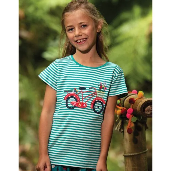 Frugi Frugi T-Shirt Fahrrad Camille Applique Tee – Produktbild 2 von 3