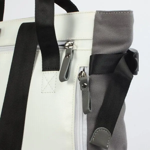 7clouds 7clouds Shopper-Rucksack Mendo 7.4, White-grey, – Produktbild 3 von 4