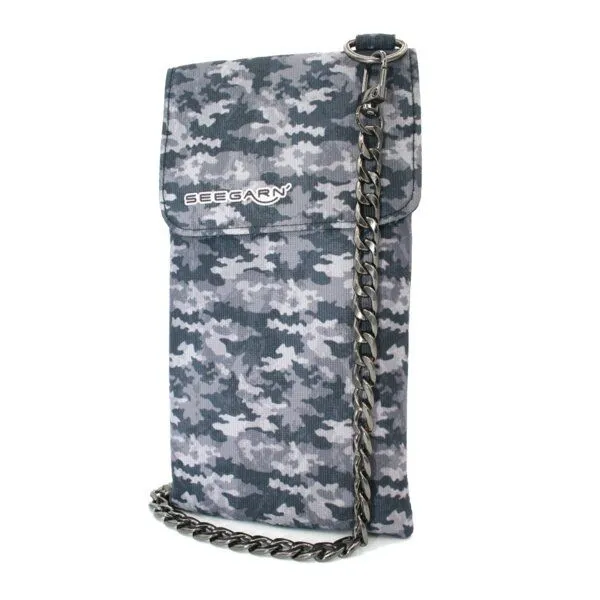 Seegarn Seegarn Handytasche / Umhängetasche (MB11), K2 - kette schwarz, – Produktbild 1 von 3